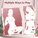 Vibrator Mini Finger Vibrator Adult Sex Toys Women 10 Vibration Modes Vibrators Female Couples Sex Toys Small Vibrator Bullet Clitoral Stimulator Nipple Vibrators Sexual Pleasure Tools For Women