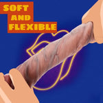 Realistic Silicone Long Dildo,11" Ultra Lifelike Beginner Dildos Flexible Soft Realistic Penis Sex Toys Dildos For G-Spot Anal Dildo With Strong Suction Cup Sex Adult Toy For Advanced Women Couple