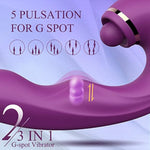 Dildo Vibrators Women Sex Toys - 3In1 Dildos For Women Thrusting G Spot Vibrator With 10 Vibrating 5 Tapping, Adult Sex Toys For Clitoral Nipple Anal Stimulation Female Couples Adult Toy Sex Machine