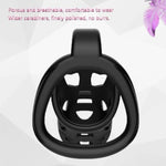 3D Ventilation Chastity Cage Lock Set With Three Wider Rings And Belt Small Lightweight Cock Cage With Urinal Men Penis Sm Bondage Sex Toys Device For Adult (Xs)
