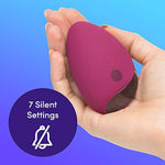 Mantric Women'S Clitoral Pink Pebble Vibrator - Rechargeable & Waterproof