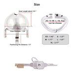 Mens Short Chastity Cages Ergonomic Design Hinged Ring Cock Cage Adult Game Sex Toy T1340 40Mm