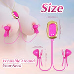Neck-Hanging Nipple Toys Vibrating Nipple Clamps With App Remote Control, Bdsm Toys Vibrator Adult Sex Toys & Games, Female Couples Sex Toys For Her, Sexual Pleasure Tools For Women