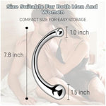 Prostate Massager Dildo Stainless Steel Wand G-Spot Anal Toy Plug Stimulate Sex Toys Adult Fetish Sm Games For Couple