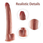 14.2 Inch Realistic Silicone Dildo for Advanced Users - Large Penis Adult Sex Toy