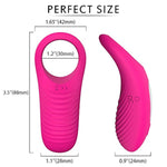 Small Clitoral Stimulator - Men'S Penis Sleeve, Soft Rubber Ring, Interactive Silicone Sex Products For Lovers, Adult Masturbator, Sexual Goods Shared By Men And Women (Red)