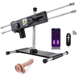 Double Penetration Duo Play Sex Machine With Intellgent App Controlled With Quadruple Dildo Connectors For Simultaneous Double Penetration - Kliclok System