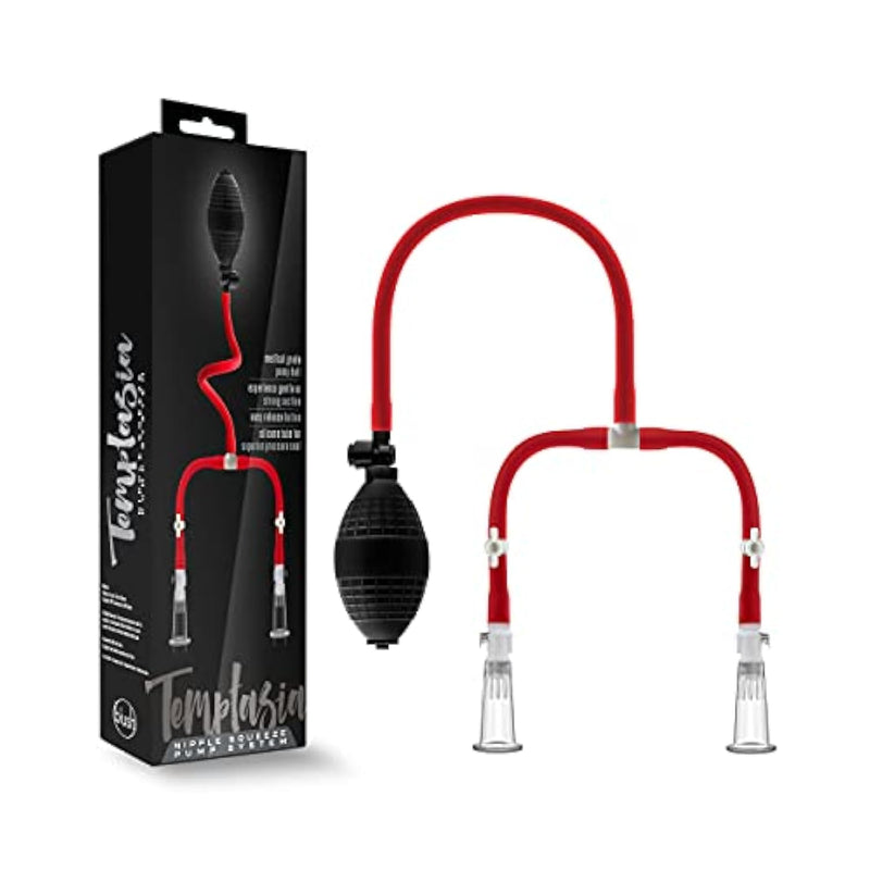 Temptasia Beginners Nipple Pumping System - Vacuum Release Valve - Smooth Silicone Tubing - Easy Release Components - Heightens Sensitivity - Nterchange System - Sex Toy For Women