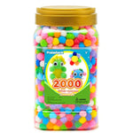 Multi-Colored Pom Poms for Arts and Crafts Projects - 2000 Pieces, 1cm Diameter