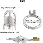 Men'S Stainless Steel Male Pennis Lock Cock Penis Ring Cage Male Chastity Cage For Men Clothing J1945 45Mm
