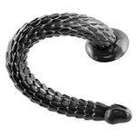 19.3 Inch Flexible Snake Anal Trainer for Women and Men, Black