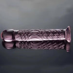 Glass Dildo Fantasy Dildo Adult Sex Toys For Couples, Pink Dildo Glass Buttplug Anal Toy For Prostate Massager Dilators, Realistic Clear Dildo Thin Dildos Women Sex Toy For Men