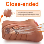 Male Masturbator Toy Pocket Pussy Sex Doll 2 In 1 Realistic Masturbation Blowjob Stroker Male Sex Toys With Textured Vagina And Tight Anal Adult Toys For Men’S Sex