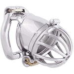 Ergonomic Design Chastity Device 2 Built-In Locks Male Chastity Belt Adult Game Sex Toy K645 (45Mm/ M Size)