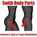 7.6 Inch Realistic Silicone Dildo, Body-Safe Material Huge Dildos For G Spot And Vaginal Stimulation With Strong Suction Cup, Anal Sex Toys For Women And Men(Red)