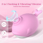Suction Vibrator Sex Toys For Women - 2 In 1 Clitoris Stimulator With 7 Sucking & 7 Vibrating Modes For Women Clitoral Nipple Waterproof Mini Adult Toys For Female Couples Pleasure