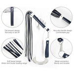 Sm Tassel Whip Flogger, Sex Paddle Crop, Whip Spanking Cane, Adults Leather Spanking Whip, Sex Bondage Play Cosplay Spank Tassel Flogger Sex Toy