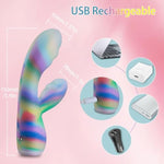 G-Spot Rabbit Vibrator Sex Toys - Powerful Vagina Anal Clitoris Massager Stimulator With 10 Vibration Modes, Waterproof Rechargeable Silicone Dildos Prostate Vibrators Adult Toys For Women Orgasm