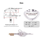 Male Super Short Chastity Cage Device Ergonomic Design Hinged Ring Cock Cage For Men Sm Penis Exercise Sex Toys T1236 36Mm