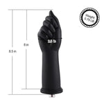 8.5" Fist Silicone Dildo For Premium Sex Machine With Kliclok System, 8" Insert-Able Length, 2.5" Diameter - Intermediate Series