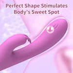 G Spot Rabbit Vibrator,Clitoral Stimulator Dildo,Waterproof Anal Massager,10 Vibration & 3 Flapping Modes,Adult Sex Toy For Women And Couple
