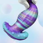 Soft Anal Plug Liquid Silicone Butt Plug With Thick T-Shaped Base Anal Stretcher Prostate Massager G-Spot Stimulation For Beginner Advanced Players Mixed Color (S)