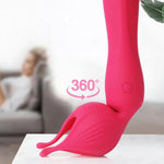 Clitoral Vibrator Female Masturbation Swaying Vibrating Tease Ticklers Vaginal Massage Nipples Stimulator With 10 Vibration Modes Pod Shaped Pleasure Wand Adult Sex Toys For Women Couple