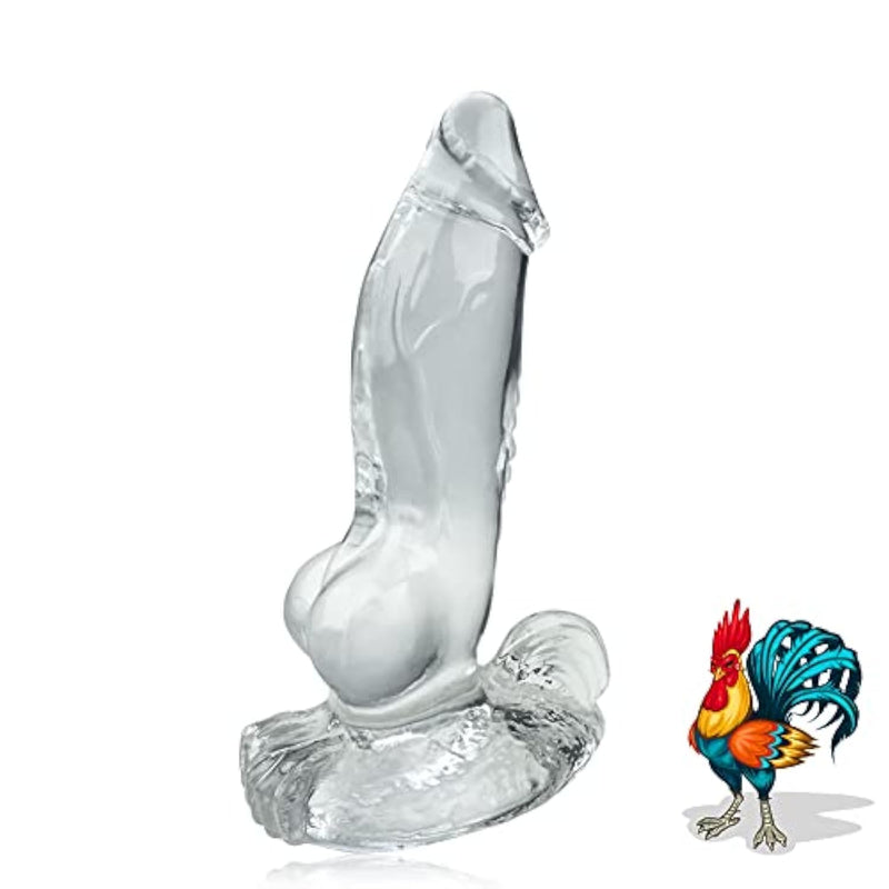 Monster Dildo Fantasy Anal Butt Plug With Suction Cup Huge Realistic Dildo With 2 Big Knots G Spot Stimulator Tpe Anal Sex Toys For Women Men Gay And Couple (M)