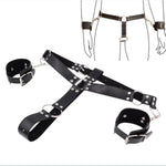 Male Chastity Cage,Bdsm Leather Sexy Chastity Belt Set With Handcuffs,Male Chastity Device,Punk Leather Bdsm Kit,Chastity Cage With Penis Ring For Men,Male Chastity Belt,Bdsm Sexy Chastity Belt Set