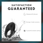 Atom – Powerful Vibrating Cock Ring For Men & Couples | Penis Ring With Intense Motor For Enhanced Pleasure| Rechargeable Waterproof & Body-Safe Silicone| Adult Sex Toy