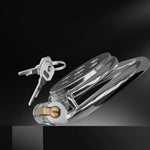 Male Cock Cage Sex Toys Flat Chastity Cage Made Of Metal Small Penis Cage With Concealed Lock And 6 Love Breathing Holes Stainless Steel Chastity Device For Bondage Of Men'S Penis (1.57In,A)