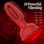 Rose Sex Toys Flapping Anal Vibrators Prostate Massager, Vibrating Anal Plug With 10 Flapping & Vibration Modes, Remote Control G-Spot Anal Toys Butt Plug Adult Sex Toys For Women Men Couple