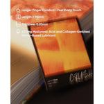 Crush Orange Finger Condoms, Ultra Thin And Extra Long Lubricated Latex Fingersex Cots For Sti Protection, Natural Sensitive - 12 Count, Fragrance Free