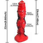 Silicone Made Multi Color Dog Dildo Adult Toy For Women Soft Wolf Animal Style