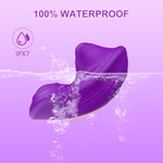 App Remote Control Vibrator, Wearable Panty Vibrators For Clitoral Nipple With 9 Vibrating Modes Waterproof Mini Adult Sex Toys For Women Pleasure (Purple)