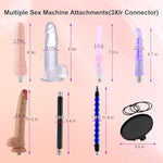 Sex Machine Dildo Machine For Women,Fuck Machine With Powerful Suction Cups,Thrusting Machine With 3Xlr Connector,Thrusting Machine With 8 Attachments Sex Toys