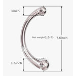 Pure G Spot Metal Wand Anal Prostate Massage Stick Polished Steel Massager Hard Dildo 692 G