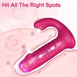 Wearable Panty Vibrator With Remote Control Vibrators With 12 Powerful Thrusting Vibrators Adult Sex Toy For Women Couples Sex Products