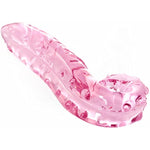 Crystal Glass Pleasure Wand Dildo Penis - Store - Glass Massager (Pink)
