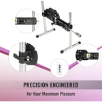Thrusting Dildo Sex Machine With Remote Control, Automatic Dildo Thrusting Machine Gun For Vaginal Anal Sex Massage, Adult Toy For Men Women Couples, Electric Dildo Machine W 8" Attachment