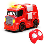 Remote Control Car For Toddlers 1-3 Fire Truck Toy For Ages 2-4 Lights & Sounds Emergency Cars Preschoolers Fire Engine For Boys & Girls