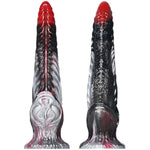 Fantasy Realistic Monsters Dildo, Liquid Silicone Anal Dildo With Serrated Tongue Shape, Monsters Dildos Anal Plug For G Spot Stimulation, Vaginal Anus Prostate Massage Adult Sex Toy For Men Women (S)