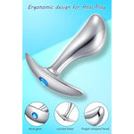 Anal Plugs Luxury Jewelry 3Pcs Trainer Kit Butt Plugs With Flared Base Prostate Massage Stimulation Sex Toys For Women Men Beginner