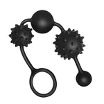 12.4'' Silicone Anal Beads Butt Plug With Pull Ring, Anal Stretcher Prostate Massager Adult Sex Toys For Women Men Couples Masturbation (4 Beads)