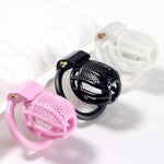 Male Chastity Cage Sissy Flat Chastity Cage For Men Small Cock Cage Plastic Chastity Devices Male Chastity Cage Penis Cage Bdsm Cage (Black)