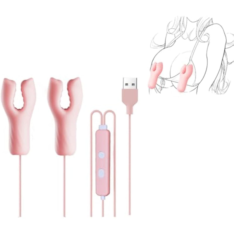 Nipple Clamps Women Sex Toys, Vibrating Nipple Clamp Clitoral Stimulator Female Sex Toys With 10 Modes, Nipple Vibrator For Bdsm Toys Sex Games, Nipple Toys Adult Sex Toys For Couples Adult Pleasure