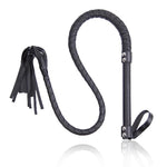 Genuine Leather Flogger Whip With Adjustable Hook | Sensory Play, Spanking & Couples Play | Premium Adult Toy