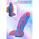 Realistic Rooster Dildo - 7.2" Large Size Animal Penis With Suction Cup - Ultra-Soft Silicone Anal Plug For Men, Women, And Couples - Hands-Free Play - Lifelike Adult Toy