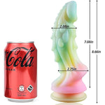 Fantasy Dildo With Suction Cup Silicone Thick Monster Kylin Unicorn Dildos G-Spot And Prostate Stimulation Hands-Free Play Sex Toys For Men Women (M)