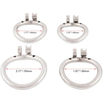 Stainless Steel Small Male Chastity Device Ergonomic Design Cock Cage S250 (1.97 Inch / 50Mm)